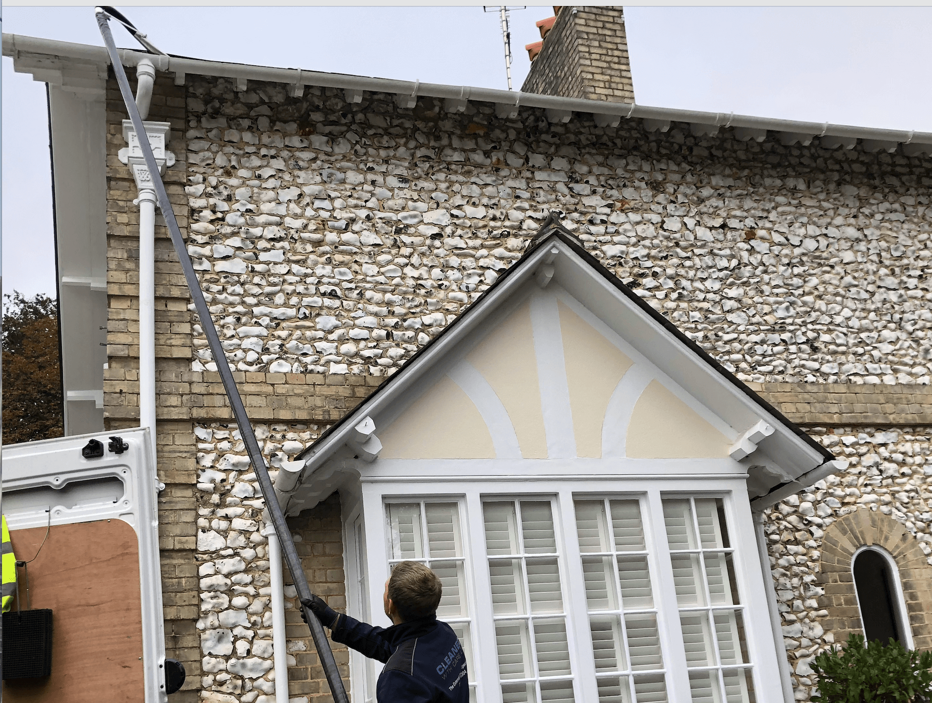 Professional gutter cleaning tools and equipment used by The Roof Moss Cleaners in Eastbury